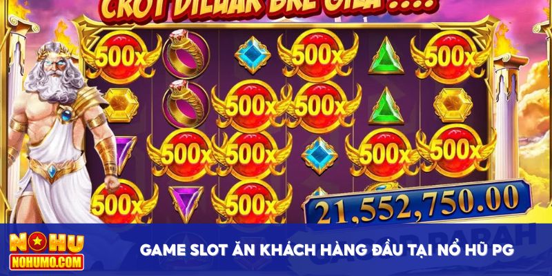 Danh sách game slot ăn khách hàng đầu tại nổ hũ PG điện tử